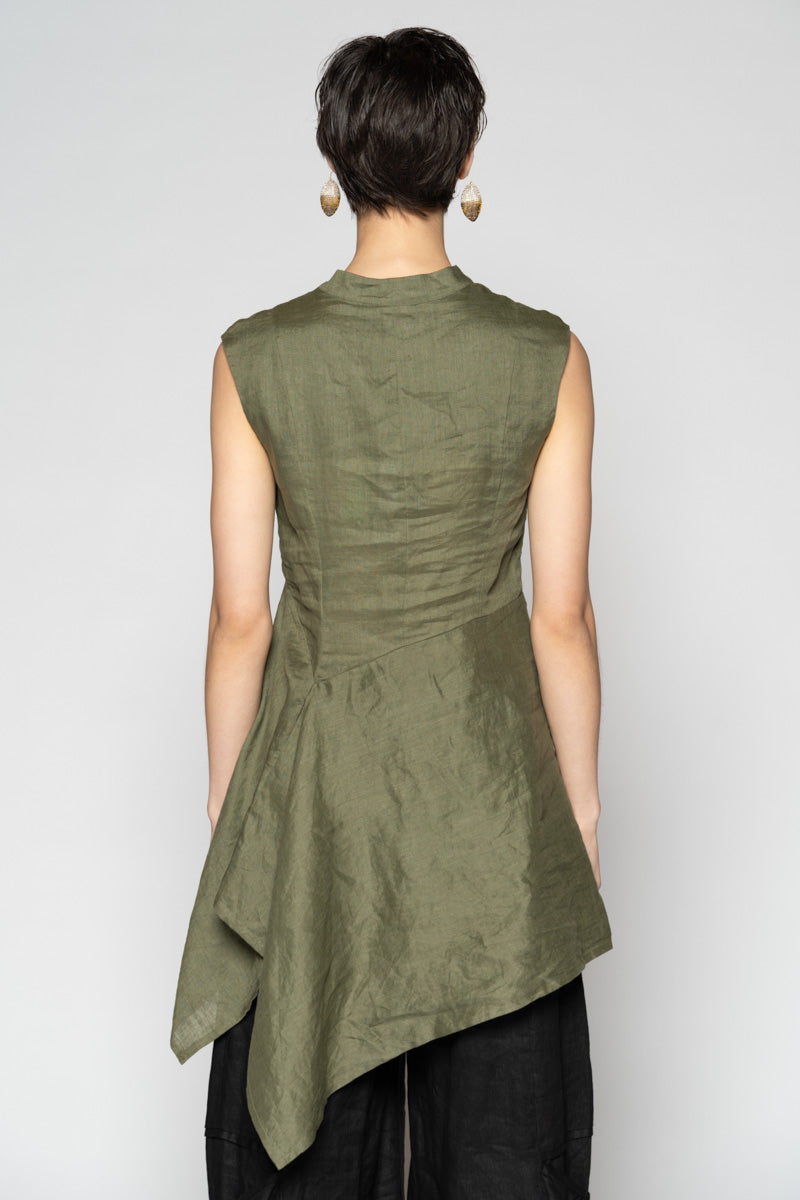 Chromate Drape Top Olive