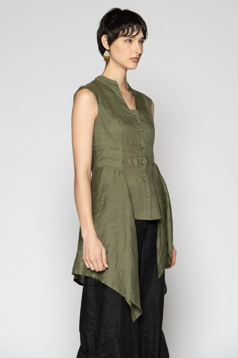 Chromate Drape Top Olive