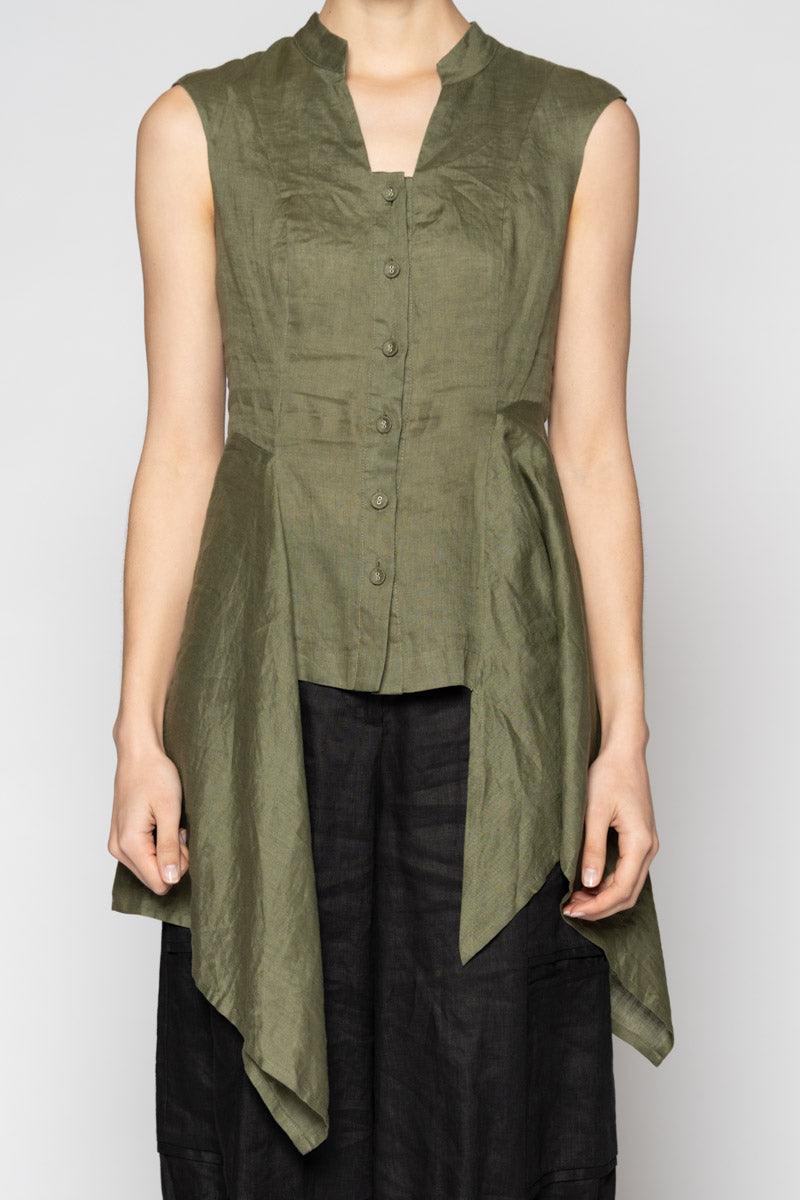 Chromate Drape Top Olive