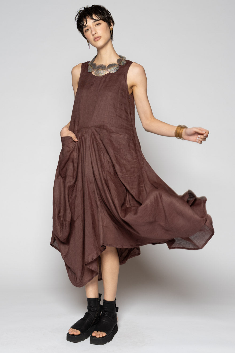 Bloom Dress Plum
