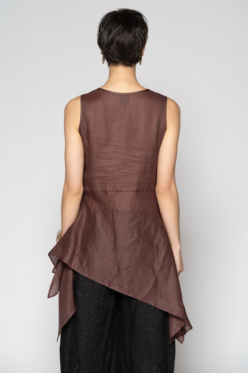 Bloom Drape Top Plum