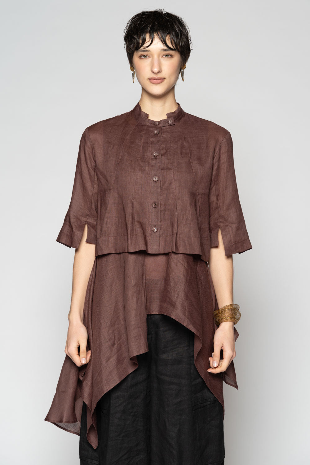 Bloom Short Jacket Plum