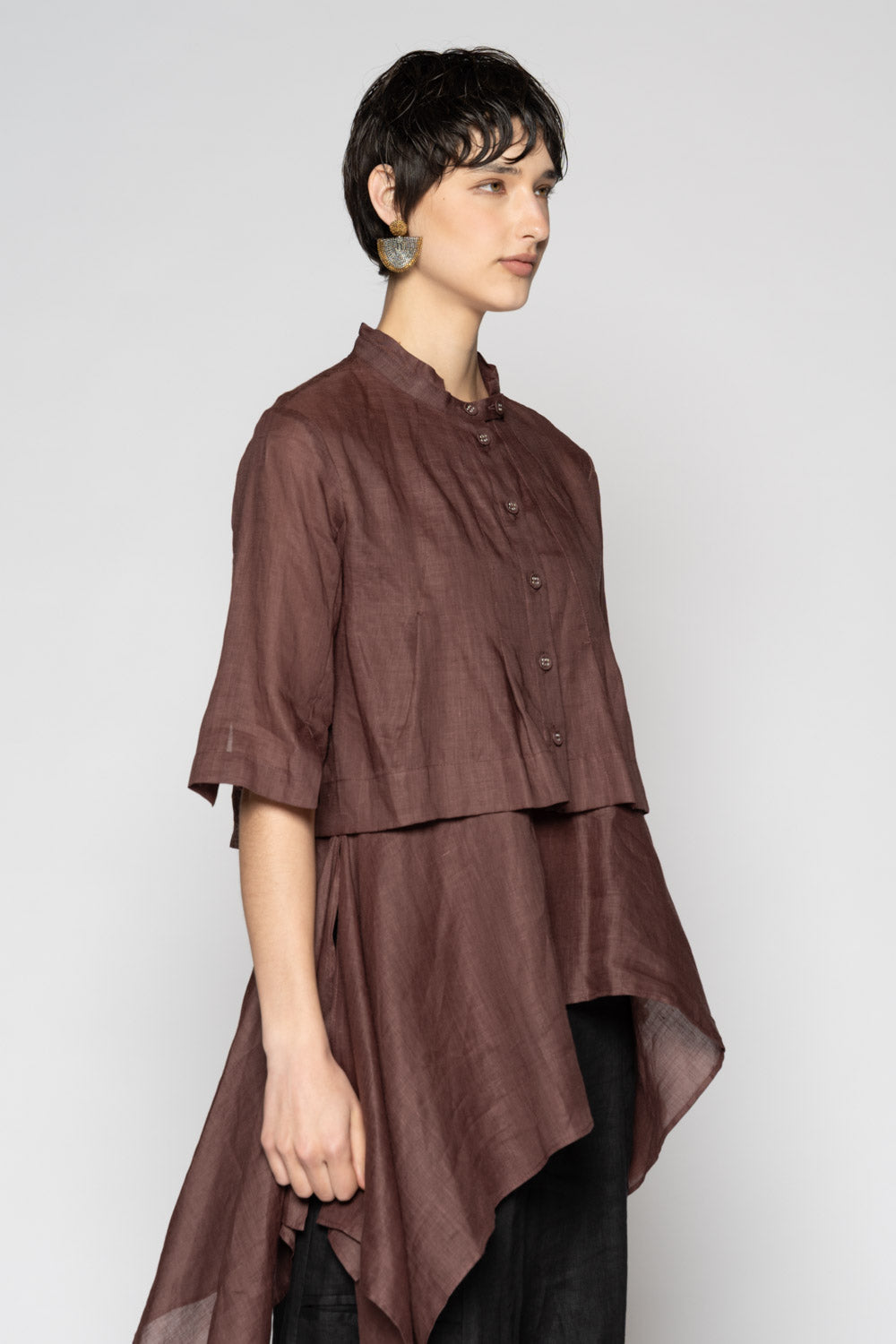 Bloom Short Jacket Plum