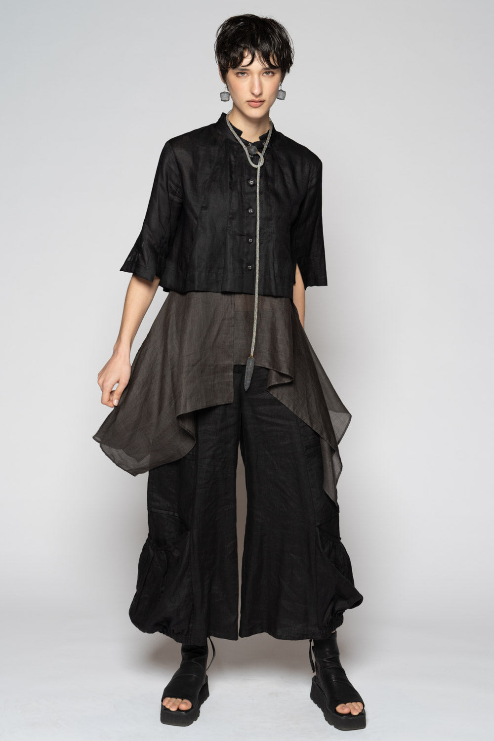 Bloom Short Jacket Blk