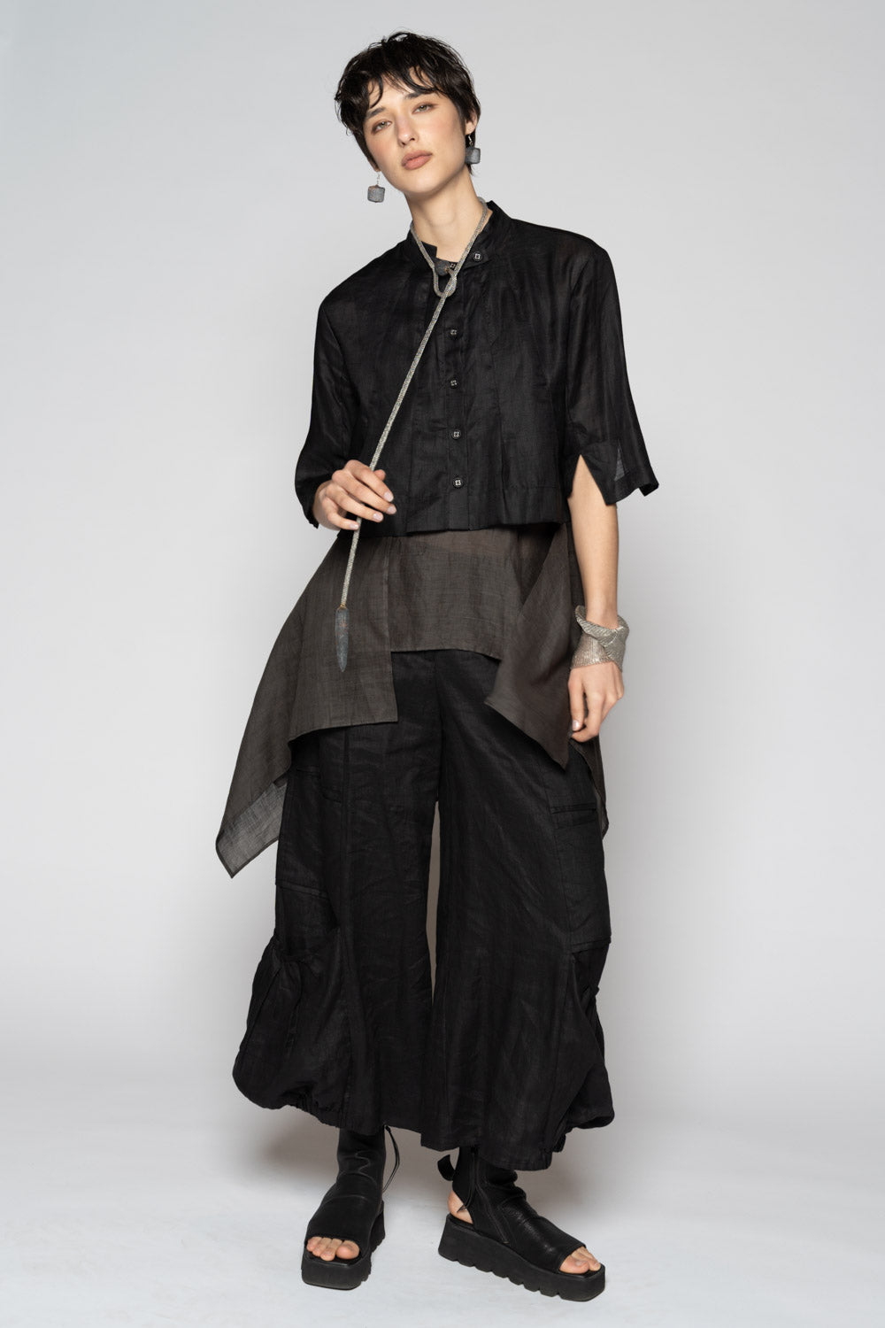 Bloom Short Jacket Blk