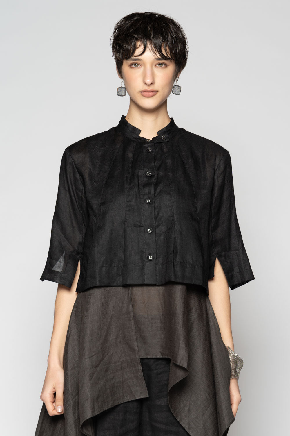 Bloom Short Jacket Blk