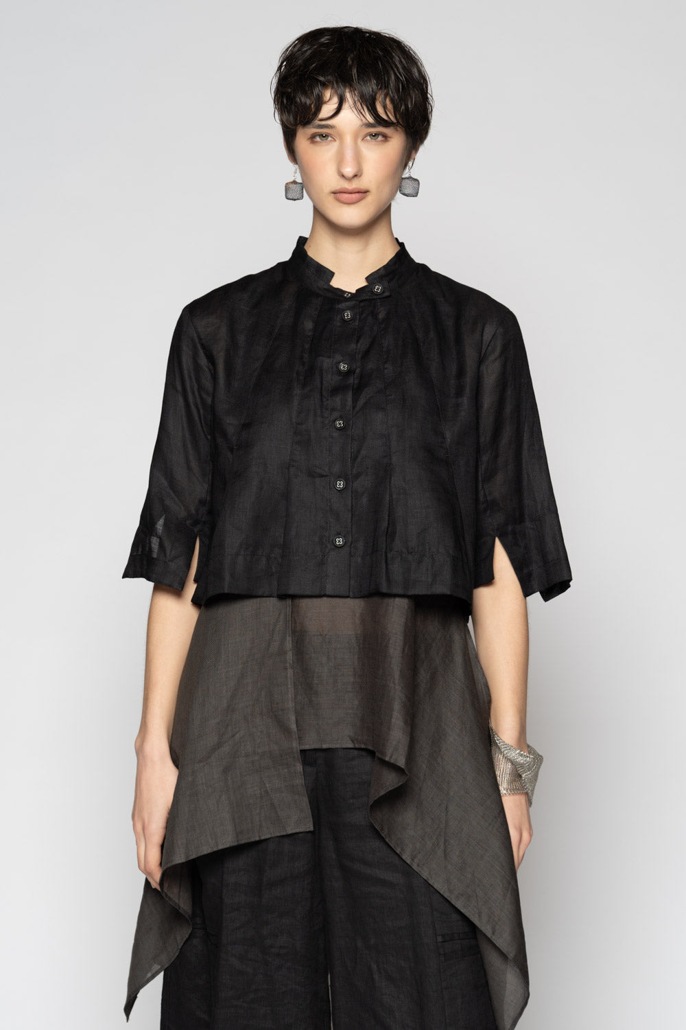 Bloom Short Jacket Blk