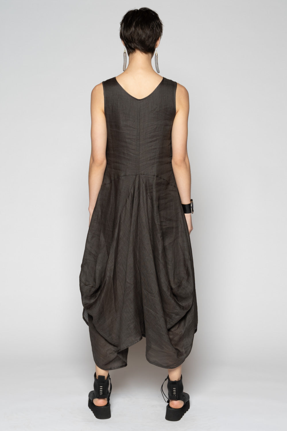Bloom Dress Charcoal