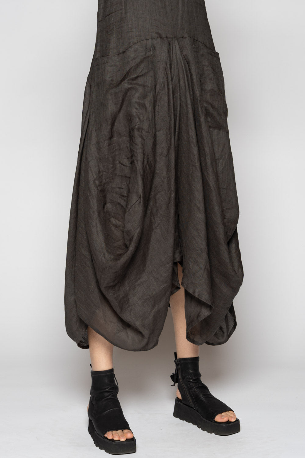 Bloom Dress Charcoal