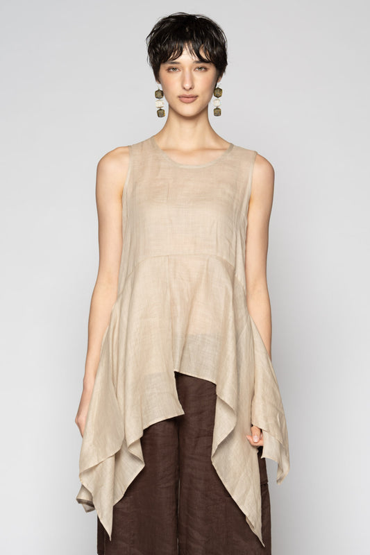 Bloom Drape Top Oat