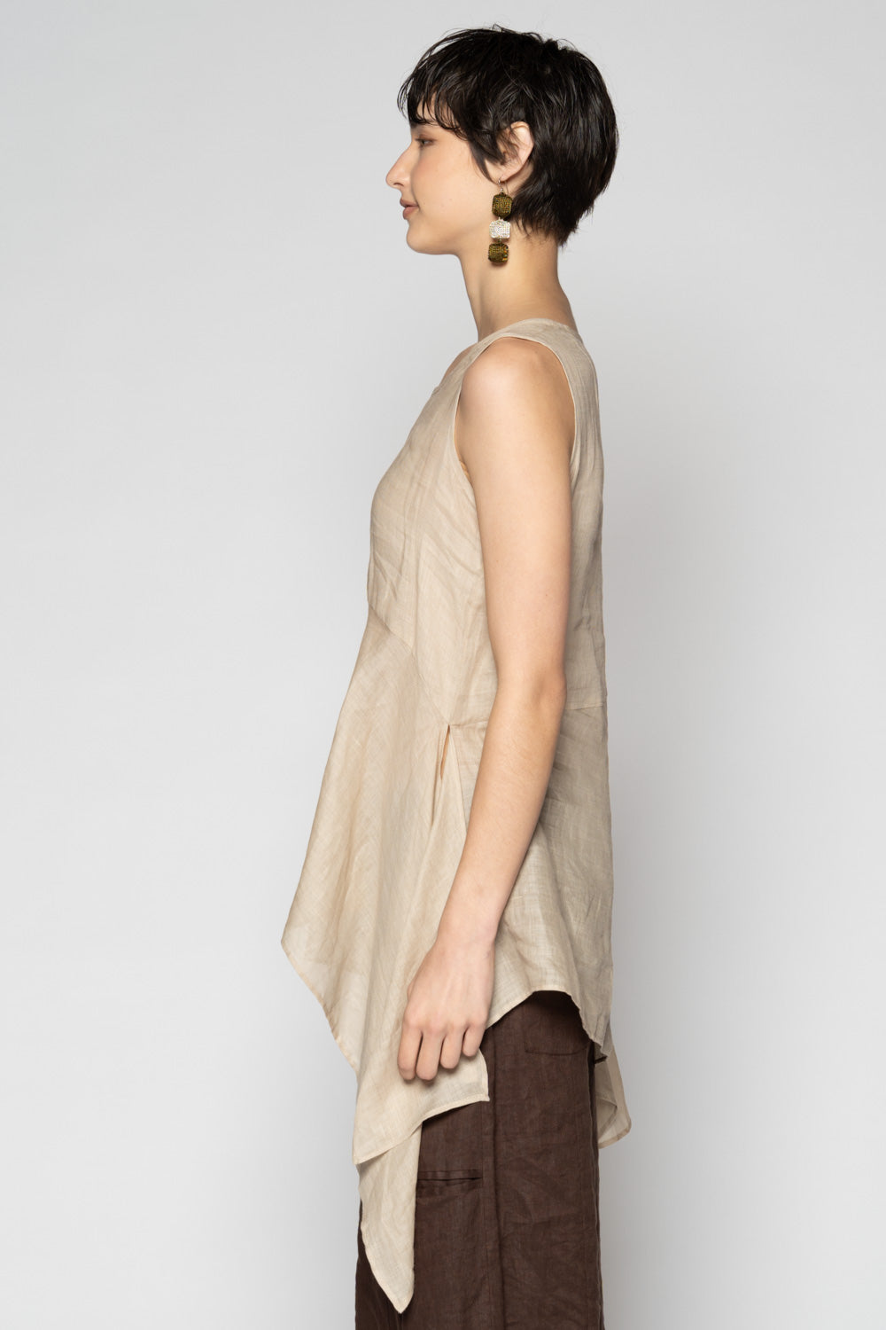 Bloom Drape Top Oat