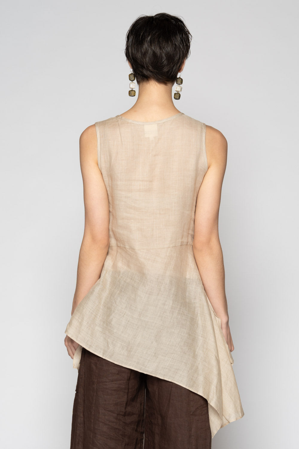 Bloom Drape Top Oat