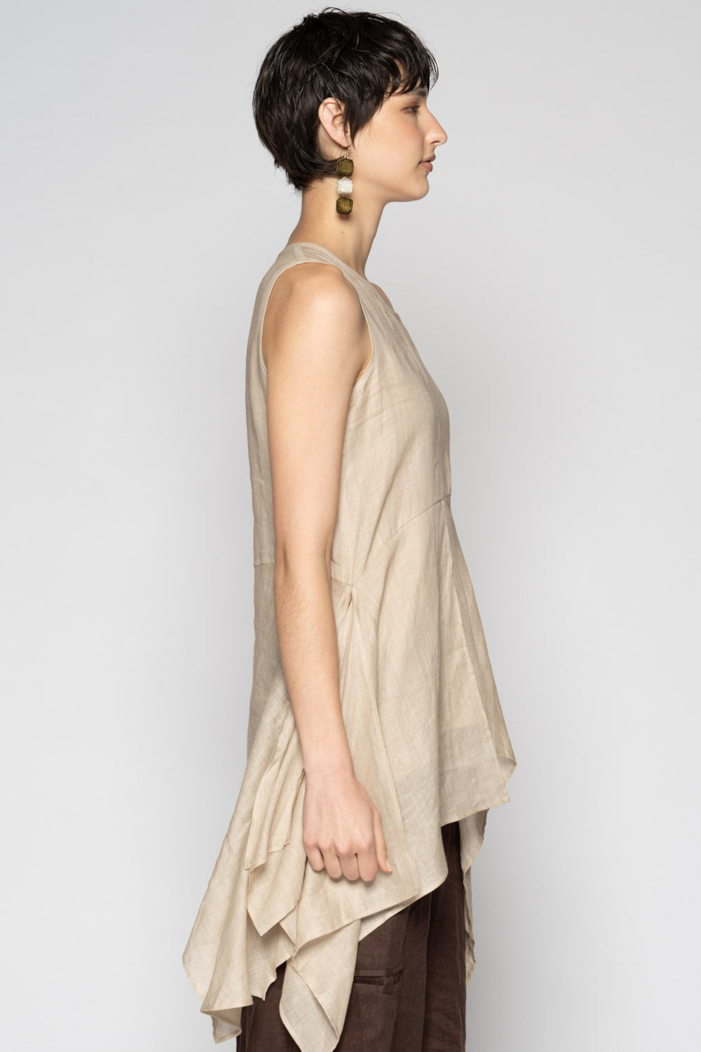 Bloom Drape Top Oat