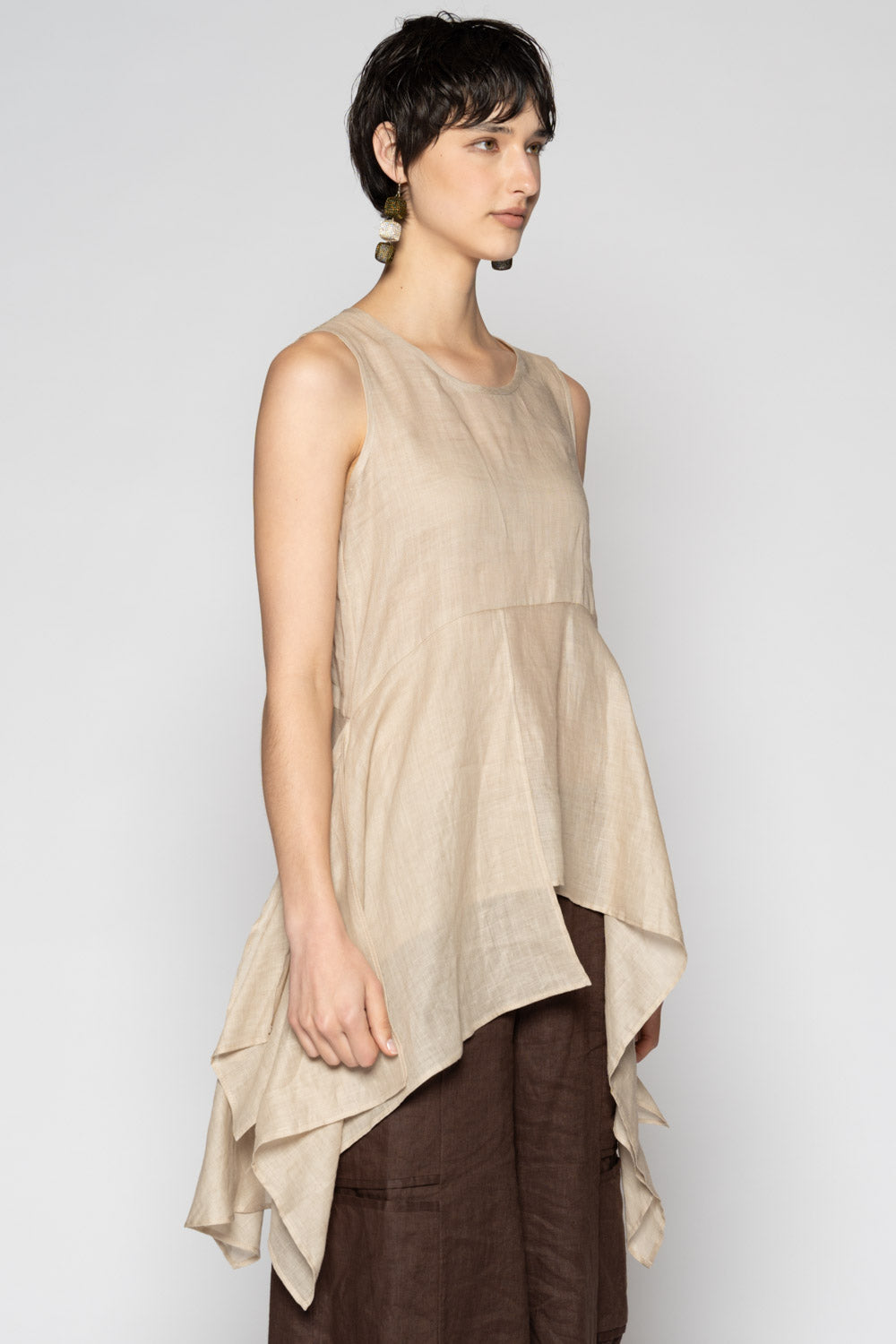 Bloom Drape Top Oat