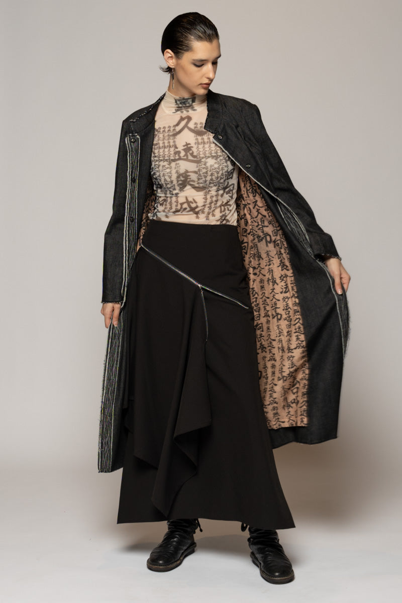 Onmitsu Coat Blk