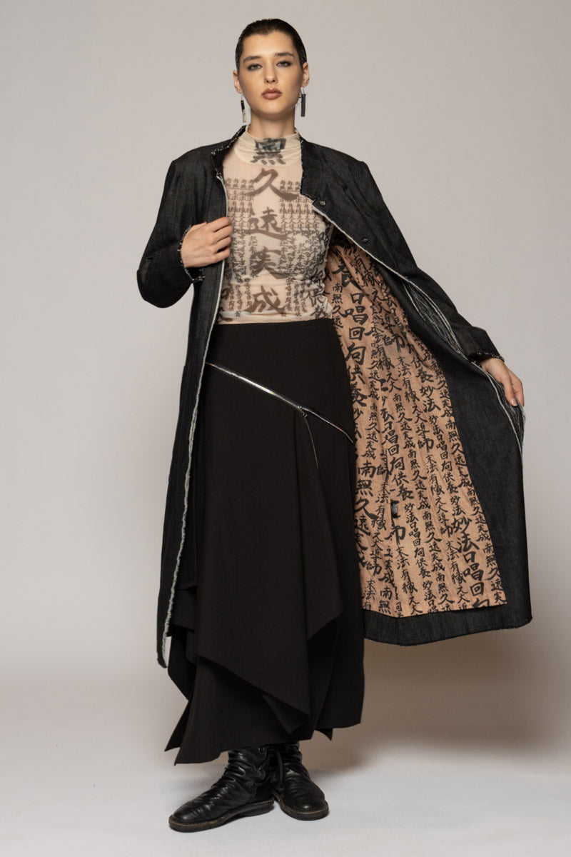 Onmitsu Coat Blk