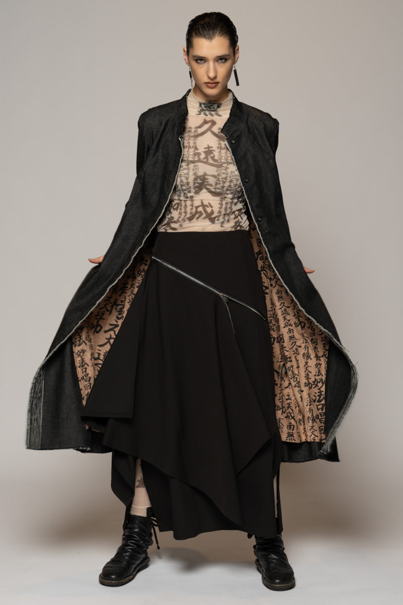 Onmitsu Coat Blk