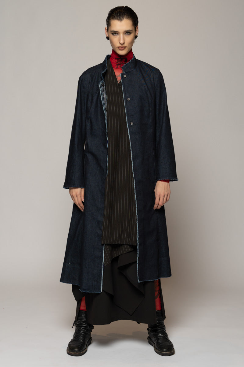 Onmitsu Coat Indigo