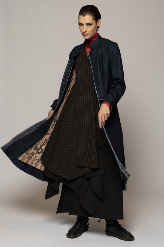Onmitsu Coat Indigo