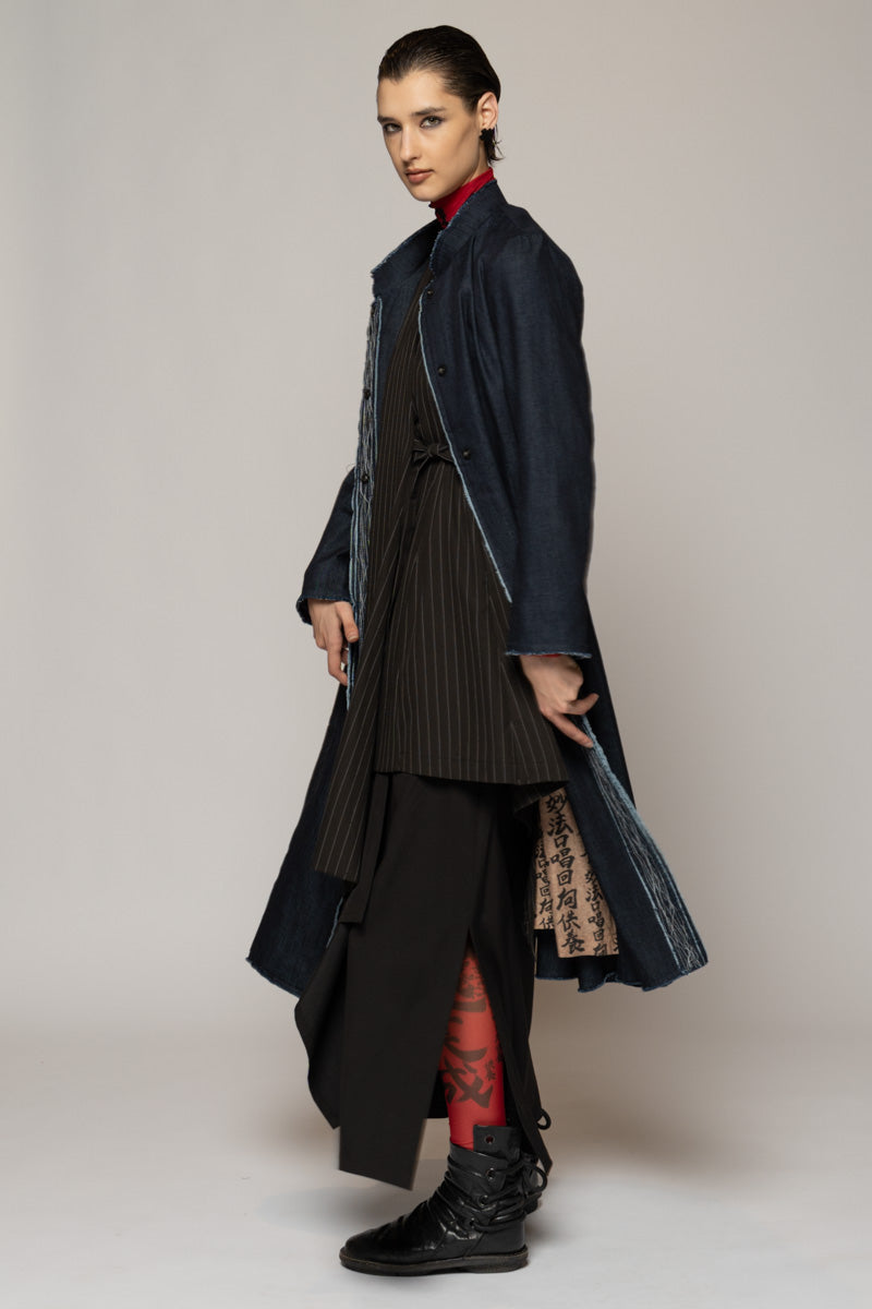 Onmitsu Coat Indigo