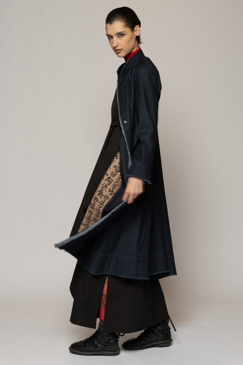 Onmitsu Coat Indigo