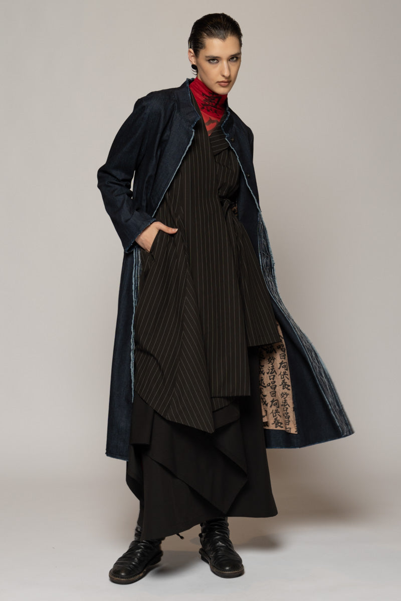Onmitsu Coat Indigo