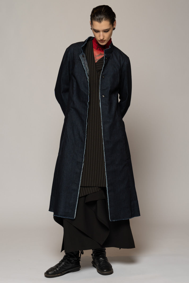 Onmitsu Coat Indigo