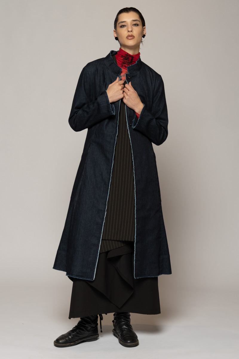 Onmitsu Coat Indigo