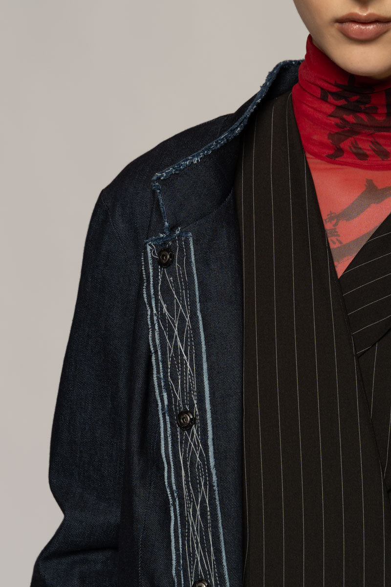 Onmitsu Coat Indigo