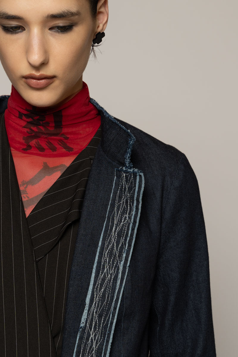 Onmitsu Coat Indigo