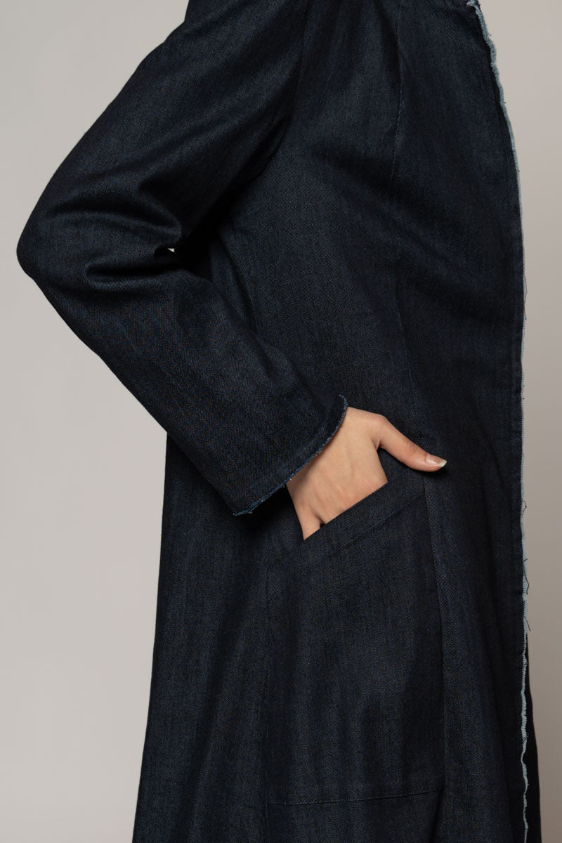 Onmitsu Coat Indigo