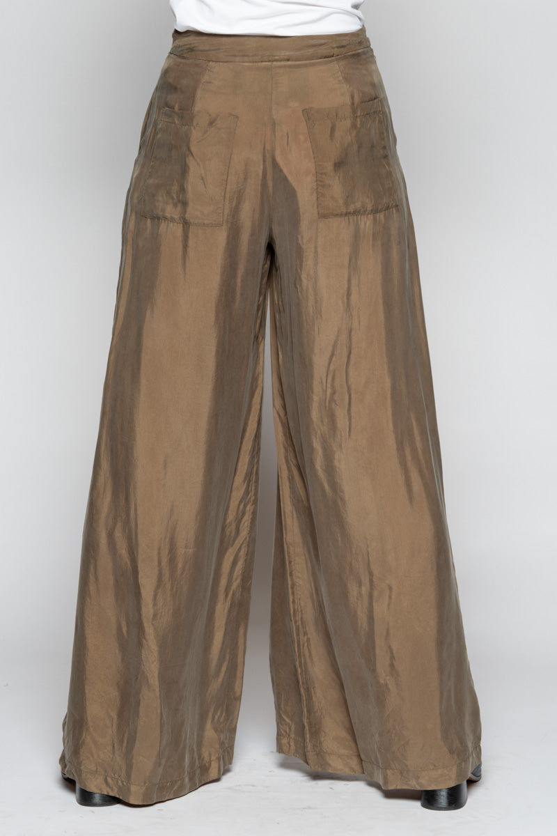 Suna Wide Pants Sepia