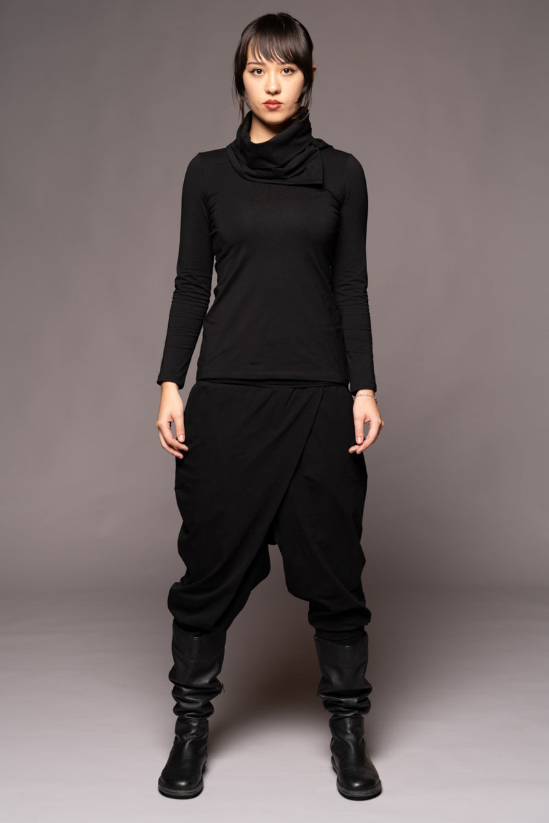 Kiyora Neck Top Blk