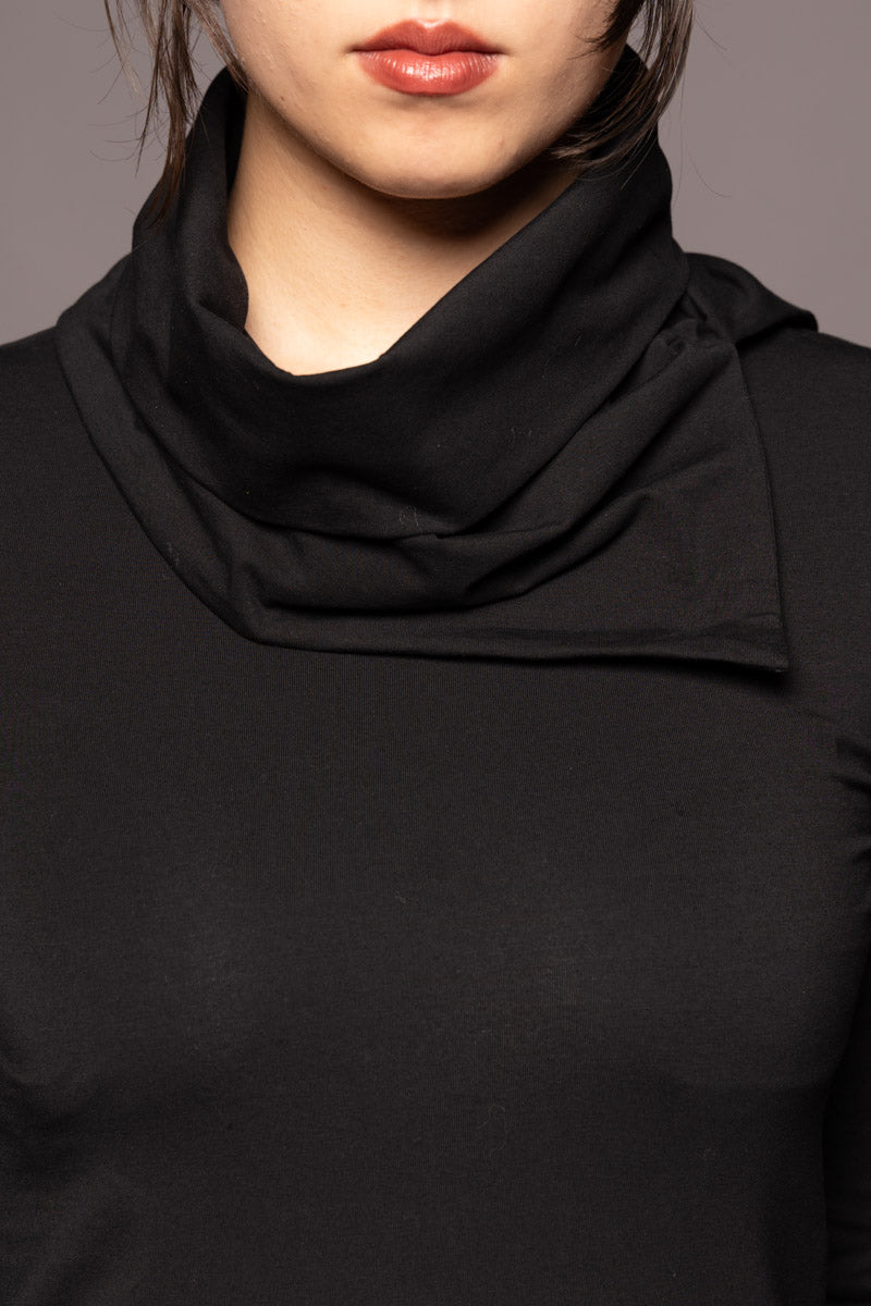 Kiyora Neck Top Blk