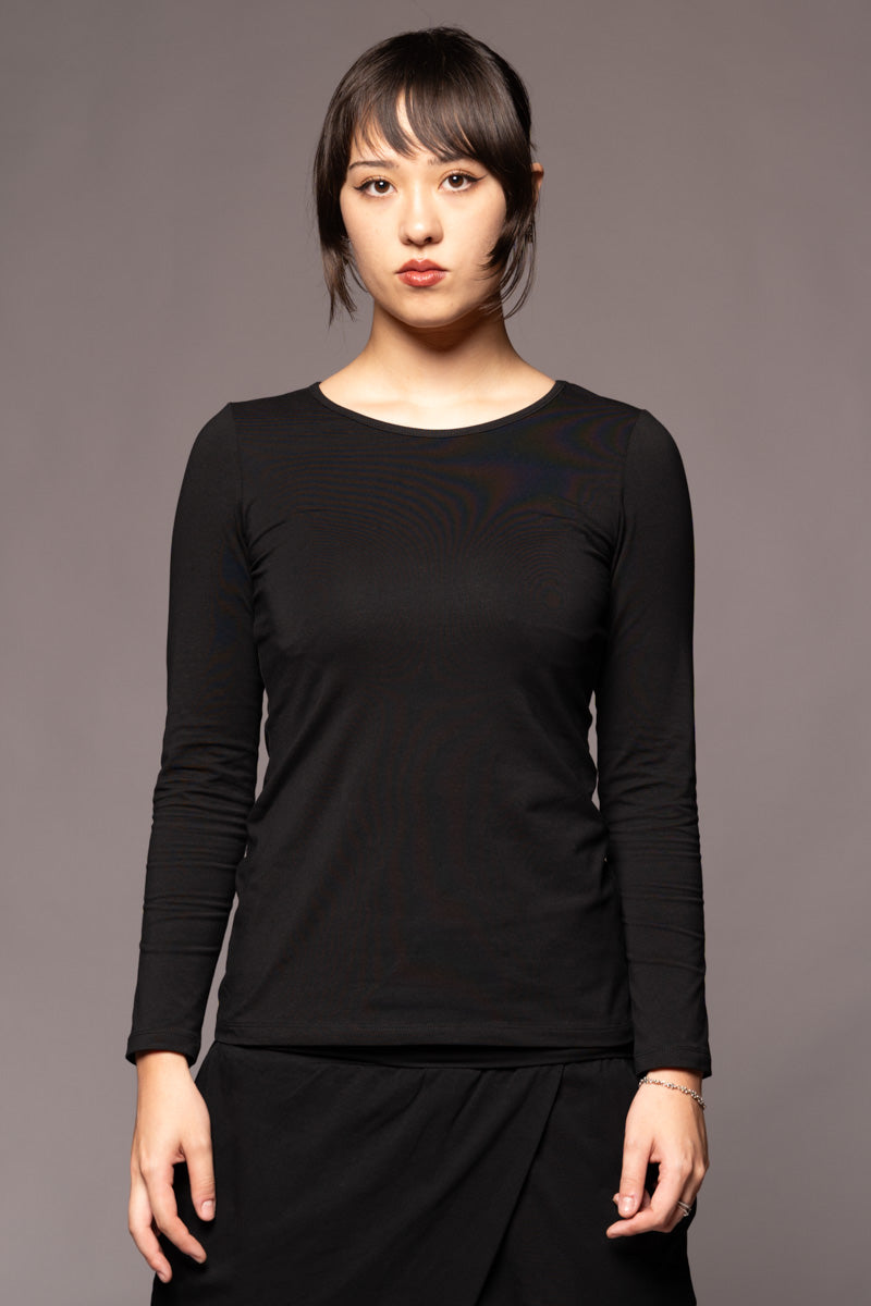 Kiyora Neck Top Blk