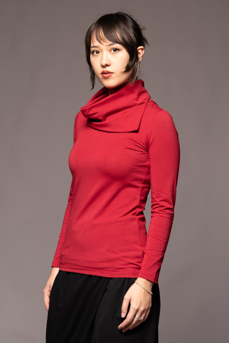 Kiyora Neck Top Garnet