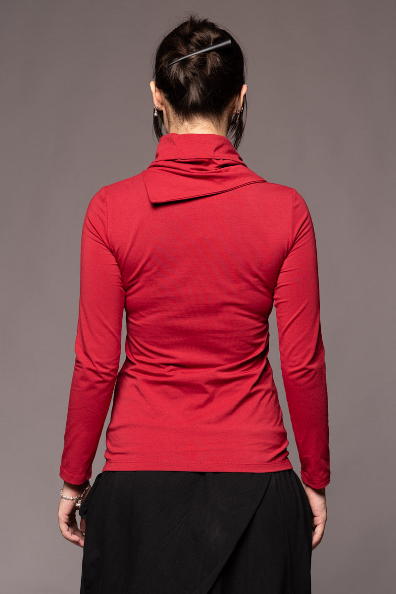 Kiyora Neck Top Garnet
