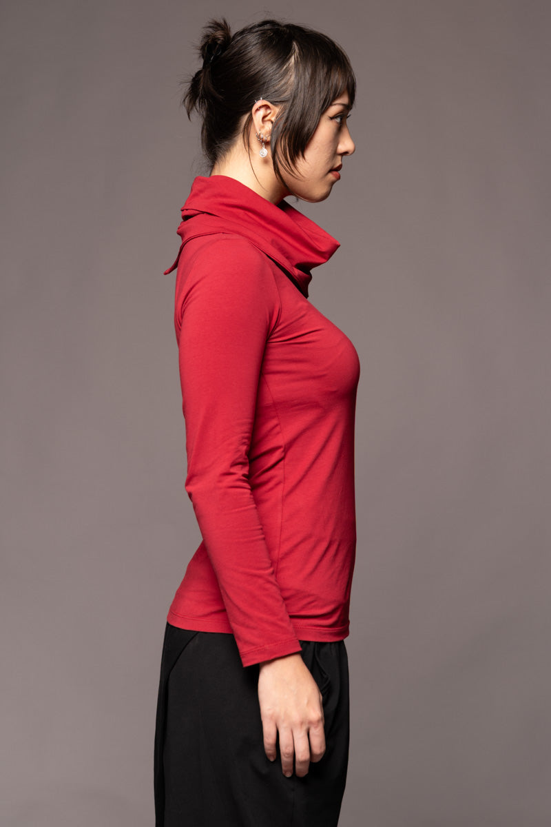 Kiyora Neck Top Garnet