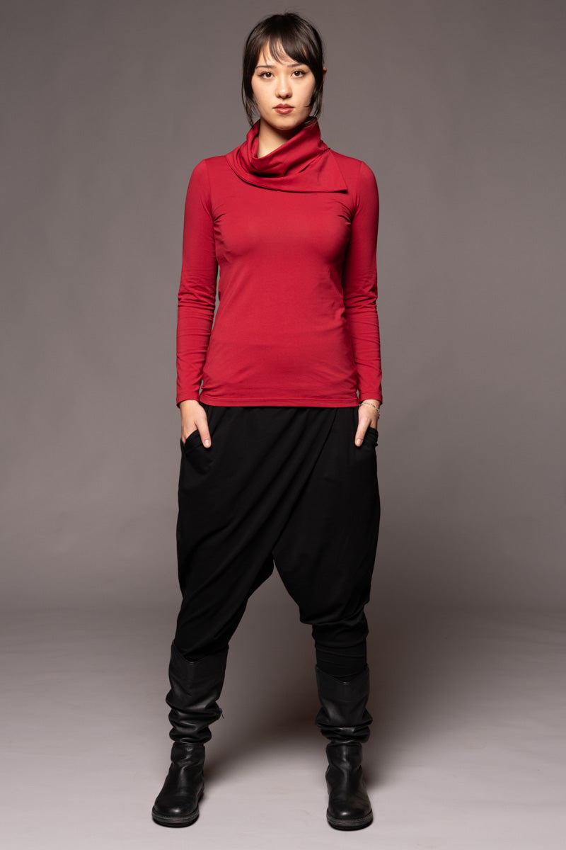 Kiyora Neck Top Garnet