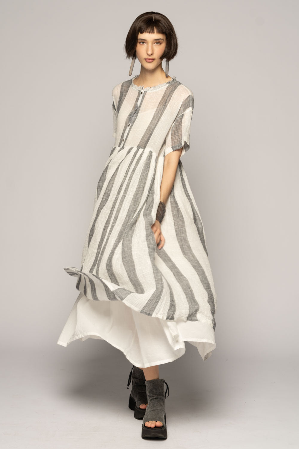 Wattle Gather Dress Ch