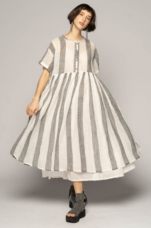 Wattle Gather Dress Ch