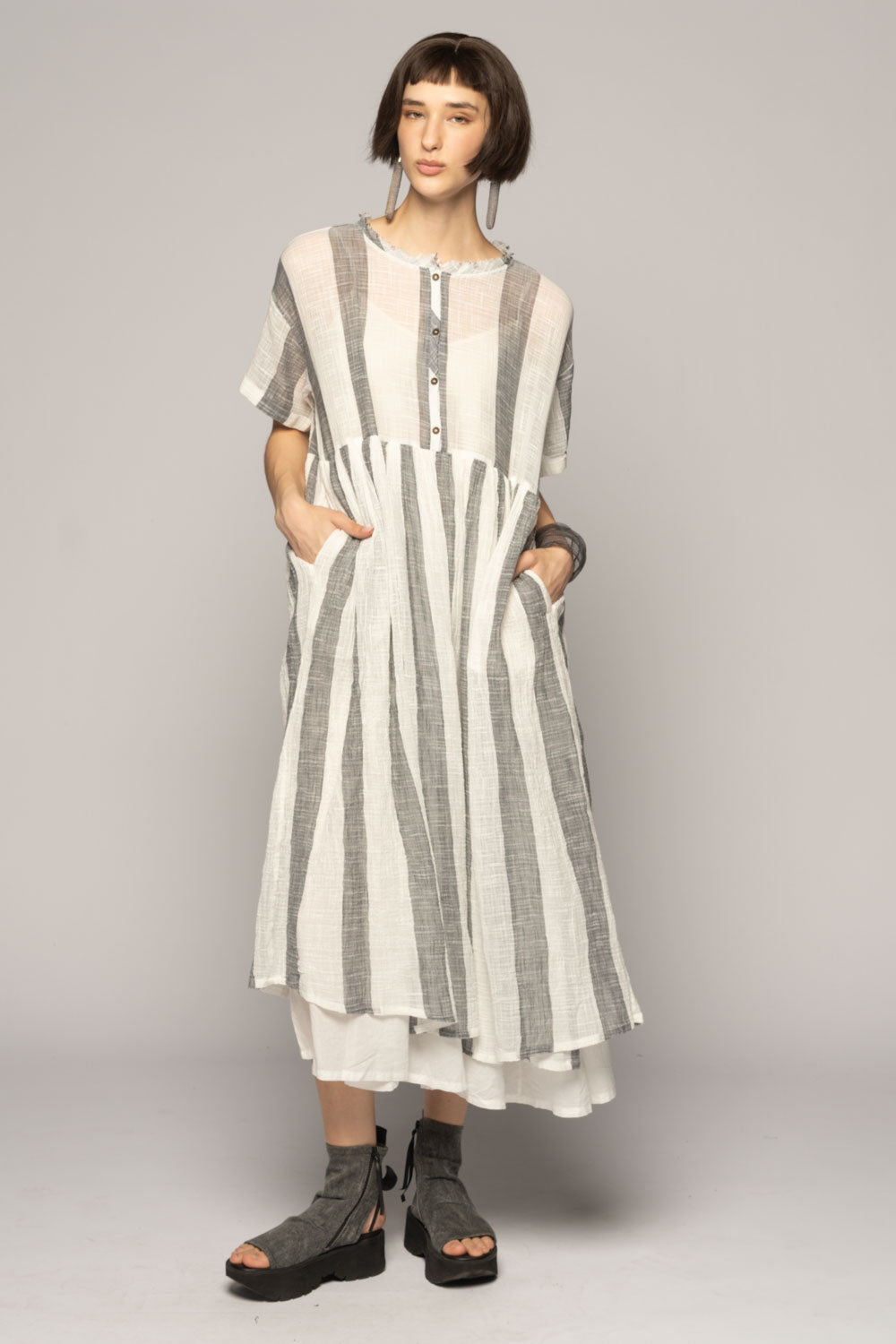 Wattle Gather Dress Ch