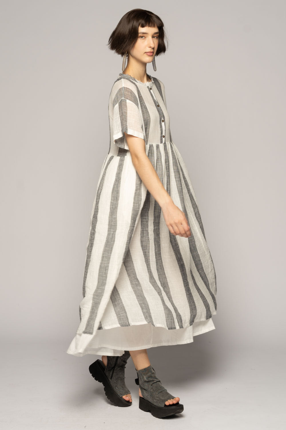 Wattle Gather Dress Ch