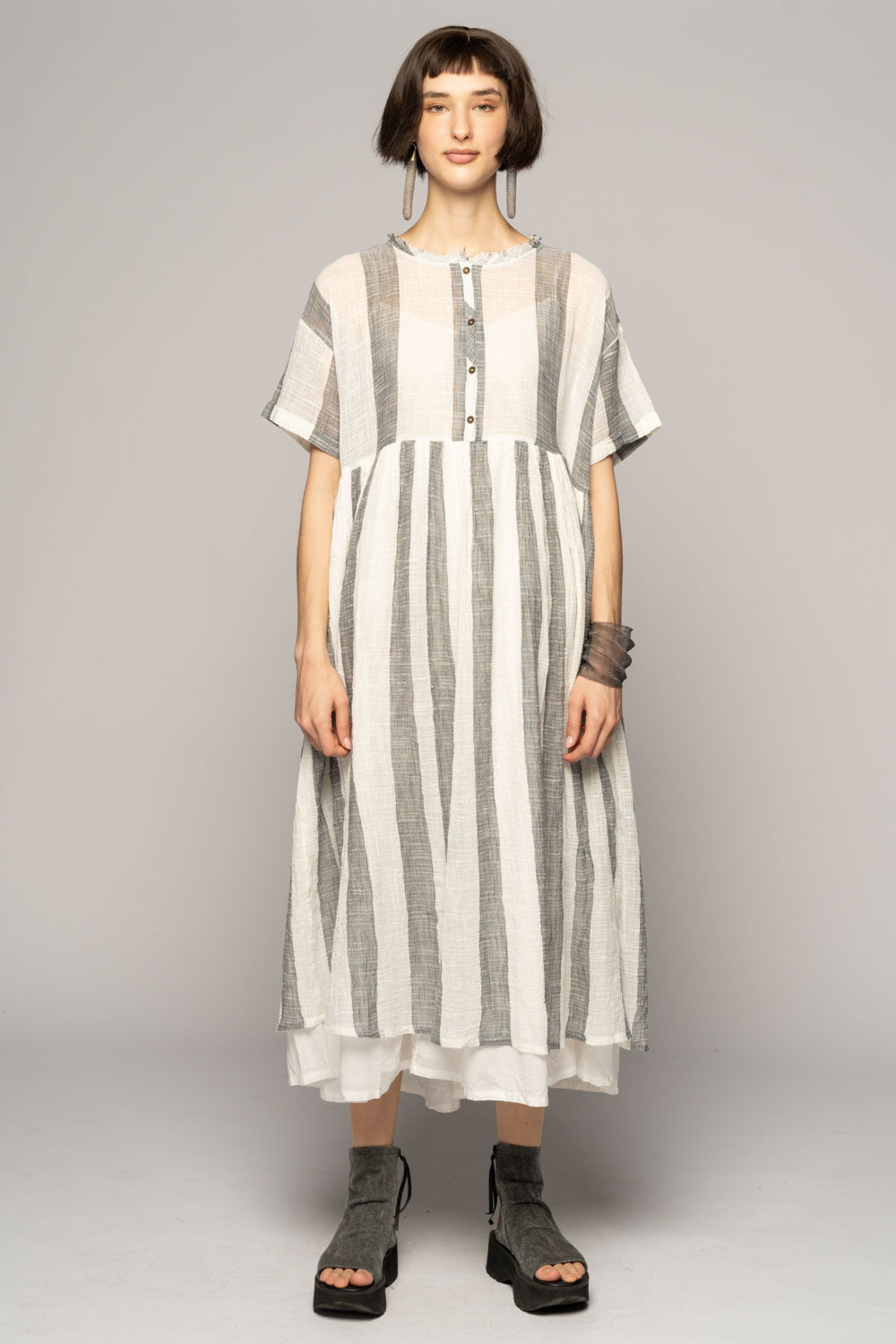 Wattle Gather Dress Ch