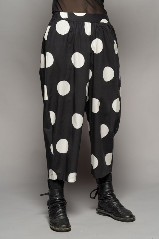 Mizu Gather Pants B/W