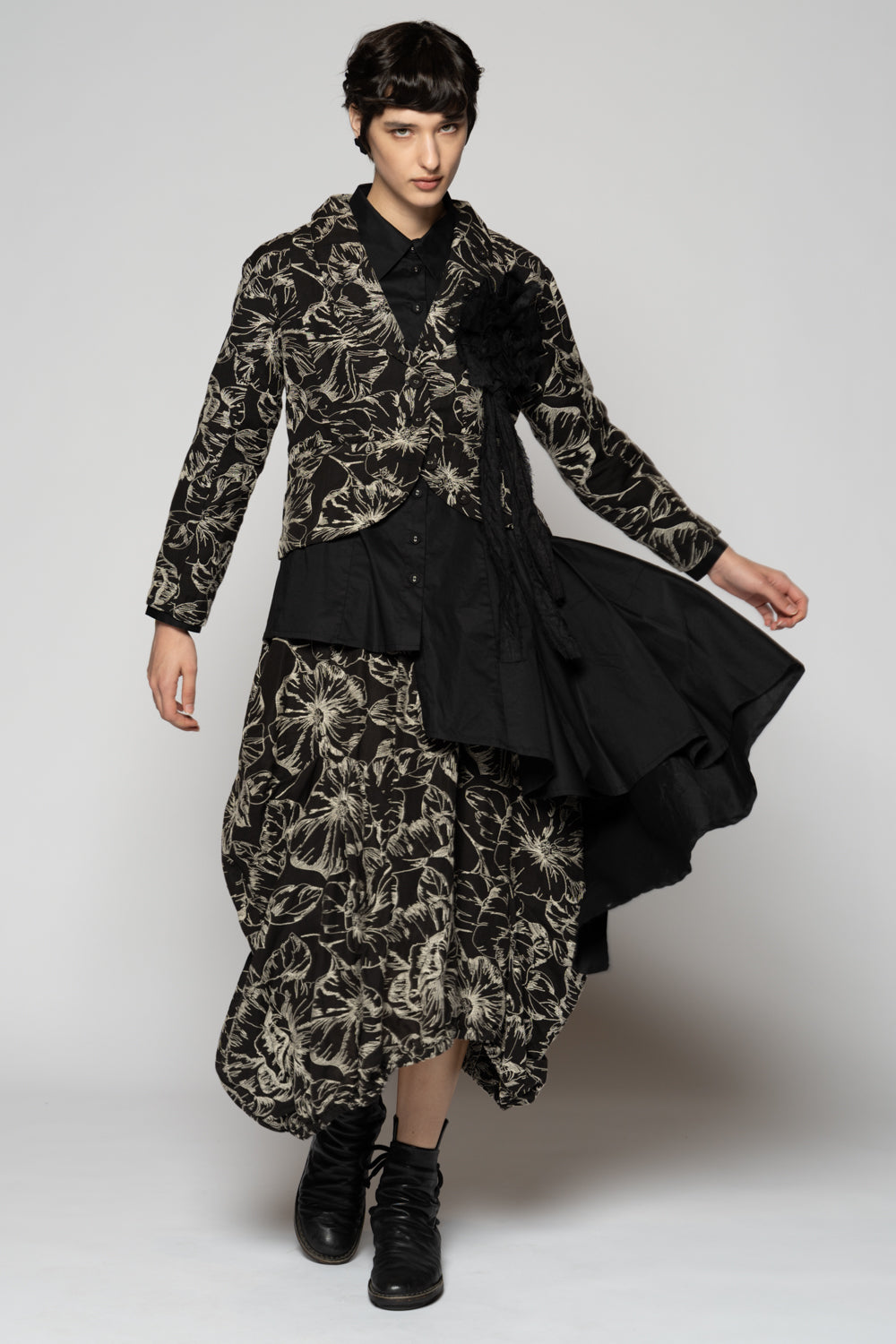 Sazanka Jacket Blk