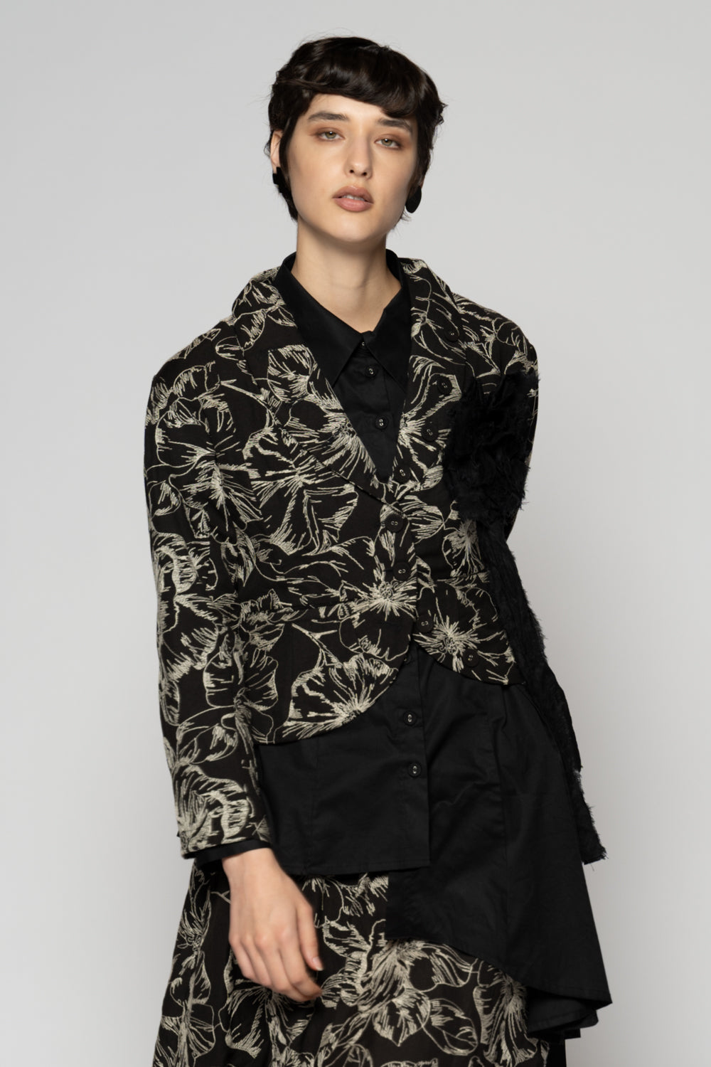 Sazanka Jacket Blk