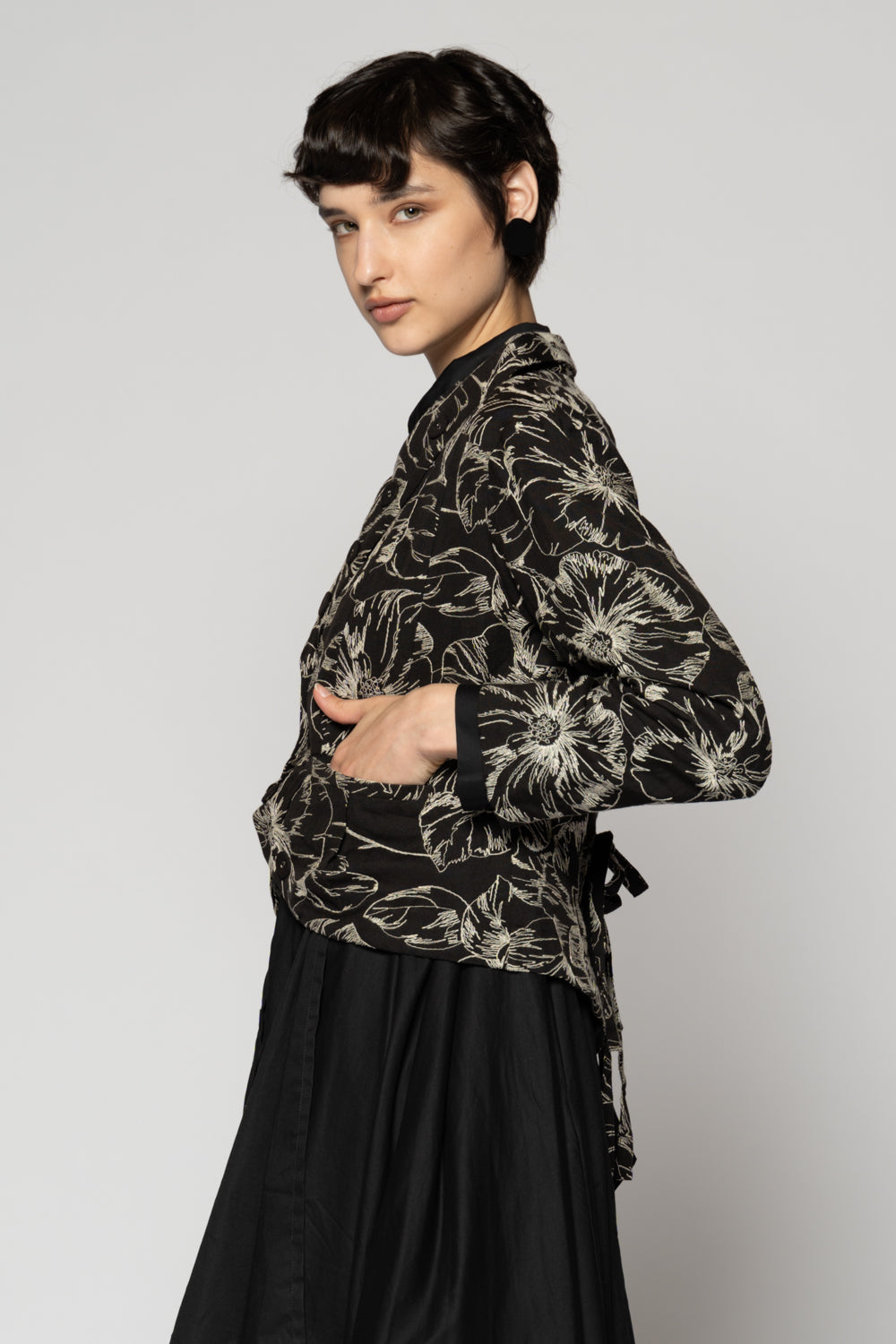 Sazanka Jacket Blk