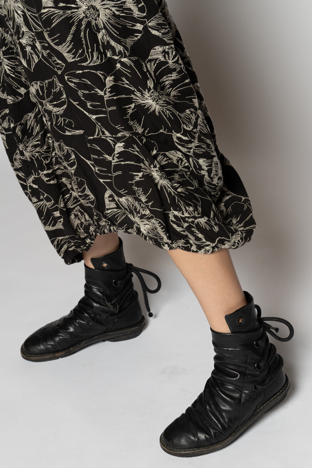 Sazanka Balloon Skirt Blk