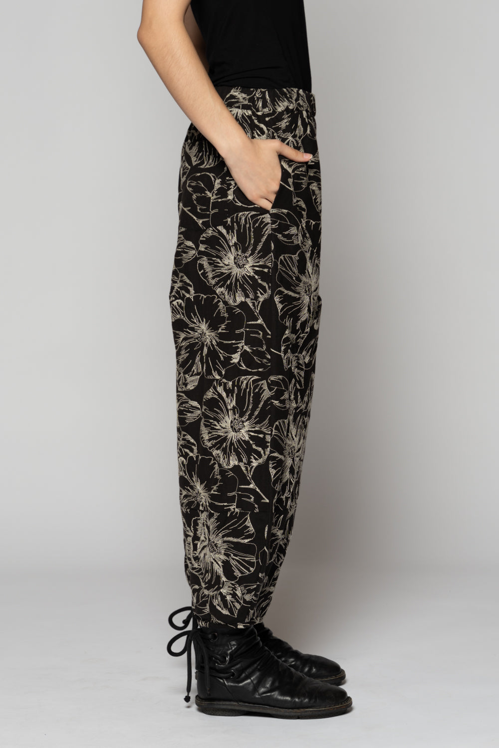 Sazanka Pants Blk